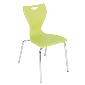 EN 10 School Chair with Chrome Frame