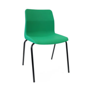 KM P6 Stacking school chair bottle green