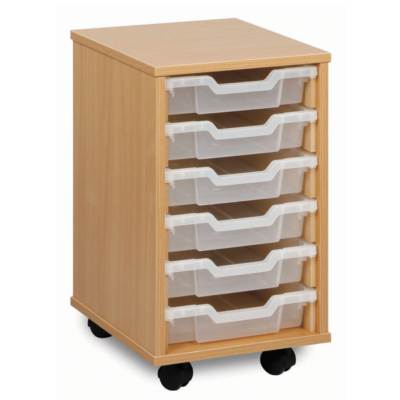 6 tray storage unit