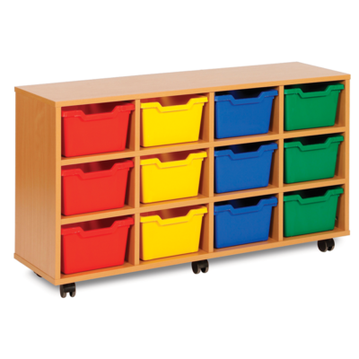 Cubby Storage 12 Tray Unit