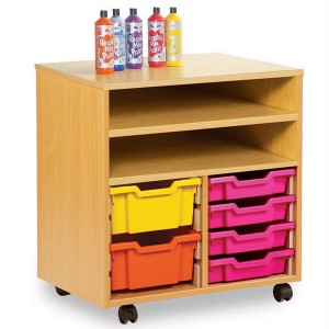 Double Combination Shelf Unit