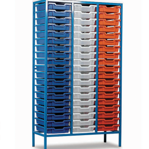 Static Mobile 57 Tray Storage Unit