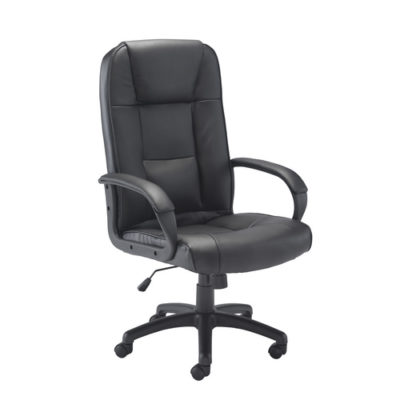 Keno Leather Chair – Black