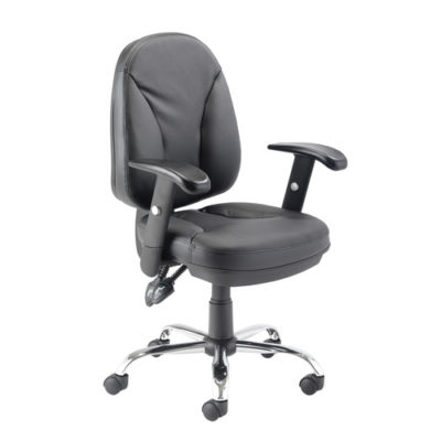 Puma Leather Chair – Black