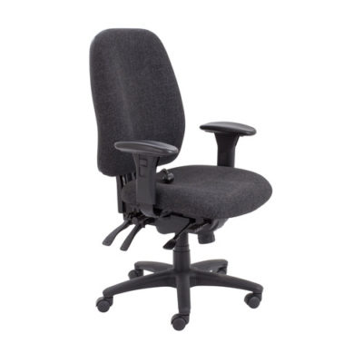 Vista High Back Chair – Charcoal