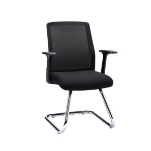 Denali Visitor Chair – Black Mesh