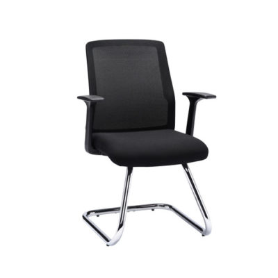 Denali Visitor Chair – Black Mesh