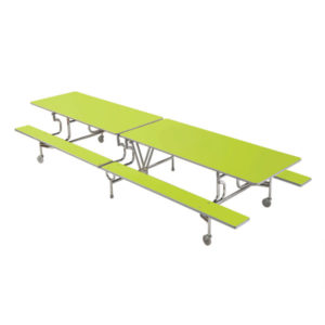 Folding bench seating